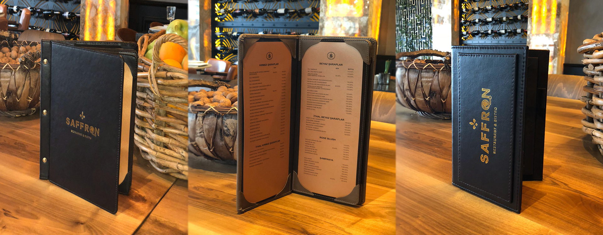  Leather Menu